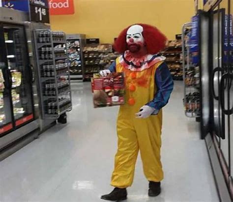 clown at walmart